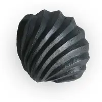 Cooee Design Sculpture The Clam Shell Coal - Black - H:5.5CM