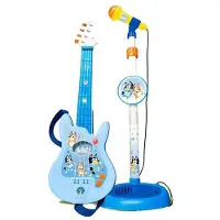 Reig Musicales Guitar And With Extendable Foot Bluey Adjustable Height 60x30x17 Cm Mikrofoni