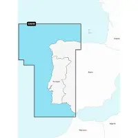 Garmin Navionics+:n Merikartat Luoteis-portugaliin Ja-espanjaan