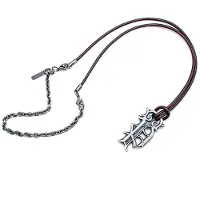 Police Miesten kaulakoru - - PJ.21917PLE/02 - Ruskea nahka - Pituus 48-69 cm - Vintage riipus