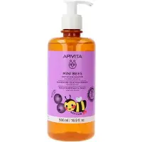 Apivita Mini Bees Gentle Kids Shampoo Blueberry & Honey shampoo hennoille hiuksille lapsille 500 ml