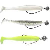 Swimy Pompei Shad+cheburashka Rig Pehmeä Viehe 7g 100 Mm 20 Yksiköt