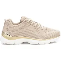 Xti for woman. 14245203-BEIGE Trainers 142452 beige (38), Fabric, Flat, Laces, Casual