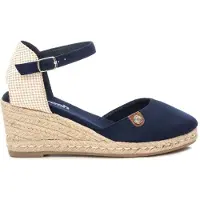 Refresh for woman. 17188208-NAVY Leather espadrilles 171882 navy (40), 5 to 8 cm, Suede, Buckle, Casual