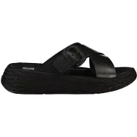 FitFlop F-mode Espadrille Buckle Leather Flatform Sandaalit