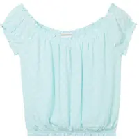 Tom Tailor Cropped Allover Printed Hihaton Pusero