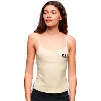 Superdry Athletic Graphic Button Cami Hihaton T-paita