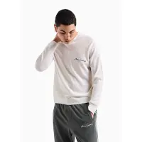 Armani Exchange for man. 8NZM5AZM1YZ1116 Plain white jumper (XL), Casual, Wool
