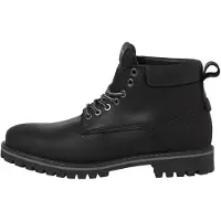 Jack & Jones Jfwqueensway Leather Boot Sn - Black - 40