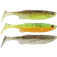 Savage Gear Fat Minnow T-tail Pehmeä Viehe 11g 40 Yksiköt