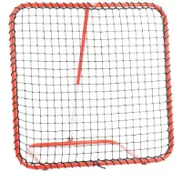 Softee Tchoukball - - SINÄ - Punainen/musta - Metallikehys 102x102 cm - Kimmoisuus pinta 85x85 cm