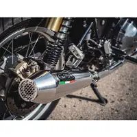 Gpr Exhaust Systems Ultracone Double Royal Enfield Continental 650 19-20 Euro 4 Cat Homologoitu Slip On äänenvaimennin