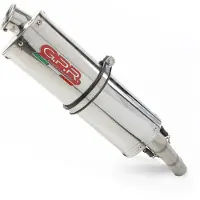Gpr Exhaust Systems Trioval Suzuki Sv 650 A 21-22 Stainless Steel Homologoitu Slip On äänenvaimennin