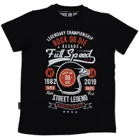 Rock Or Die Full Speed Lyhythihainen T-paita
