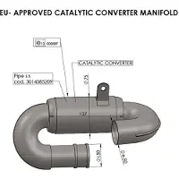Leovince Triumph Trident 660 21-22 16055 Katalysaattori