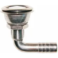 Marine Town 20 Mm Ruostumaton Teräs Kyynärpää Läpivienti