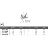 Marine Town Ruostumaton Teräs Pvc Kyynärpää Läpivienti 30 Mm