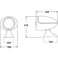 Matromarine 4040397 Sähköisesti Ohjattu Valo 24v
