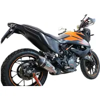 Gpr Exhaust Systems Gp Evo4 Titanium Ktm Adventure 250 2020-2022 E5 Conical Homologoitu Slip On äänenvaimennin