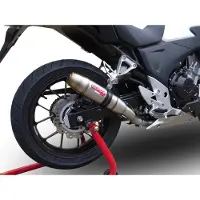 Gpr Exhaust Systems Deeptone Inox Honda Cb400 X 2013-2015 Round Homologoitu Slip On äänenvaimennin