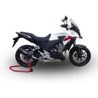 Gpr Exhaust Systems Furore Nero Honda Cb400 X 2013-2015 Oval Homologoitu Slip On äänenvaimennin