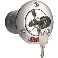 Talamex Polttoainesäiliön Täyttöaukko Sylinterilukolla 38 Mm