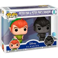 Funko POP! POP-pakkaus 2 hahmoa Disney Peter Pan - Peter Pan & Peter Pans Shadow Exclusive