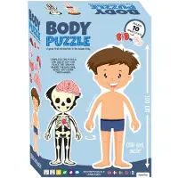 Barbo Toys Body Puzzle - Boy - Multi/patterned - ONE SIZE
