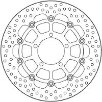 Moto-Master Round Triumph 112174 Left&right Etujarrulevy