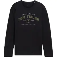 Tom Tailor Paita harmaa / musta / valkoinen