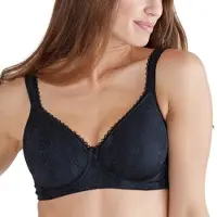 Swegmark Adorable Shape Padded Wired Bra - Black - 100 C