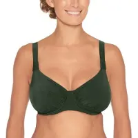 WiKi Full Cup Bikini Top - Khaki green - B x 75