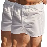 Bread & boxers 2-Pack Boxer Shorts - White - XL