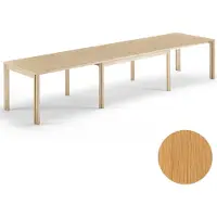 Skovby Sm23 Pöytä Massiivitammi Luonnonöljytty 150-306(358)X90X73Cm