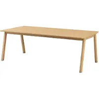 Skovby SM143 Ruokapöytä 100x209-305 cm Massiivitammi Luonnollinen öljytty