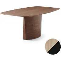 Skovby Sm116 Pöytä Valkolakattu tammi/Musta nanolaminaatti 142-182X102X74Cm