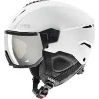 Uvex Instinct Visor, laskettelukypärä visiirillä, valkoinen