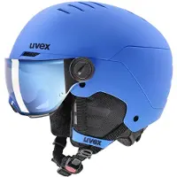 Uvex Kid's Rocket Visor Laskettelukypärä Lapset koko 54-58 cm väri sininen