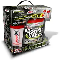 Amix Anabolic Monster Heraproteiini Banaani Ja Mansikka 2.2kg