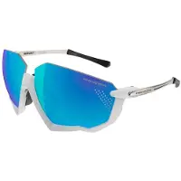 Scicon Aerojet Titanium pyöräilylasit Metal White / Multimirror Blue