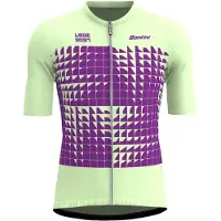 Santini Liege Bastogne Kurzarm-radtrikot