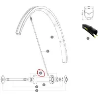 Mavic Laakerit Aaltoilevalla Pesukoneella Ja Klipsisarjalla 10x22x6 Mm
