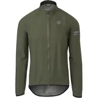 Agu Essential Rain -pyöräilytakki forest green miehet
