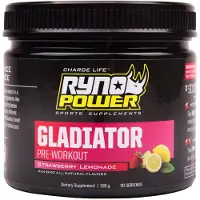 Ryno Power Gladiator Pre-workout Getränkemischung Erdbeerlimonade 150gr