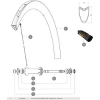 Mavic Cosmic Pro Carbon Sl Tubular Front Vanteet