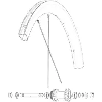 Mavic Kit 2 Front/rear Cosmic Pro Carbon Ust Disc Pinnat