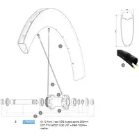 Mavic Comete Pro Carbon Disc Tdf Vasen Pinnat 12 Yksiköt