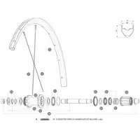 Mavic Aksium Elite Ust Disc 650b Takaoikeat Pinnat 12 Yksiköt