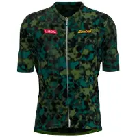 Santini Angliru Stage La Vuelta Official Lyhythihainen Pyöräilypaita