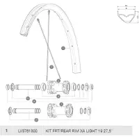 Mavic Xa Light 19 Felge